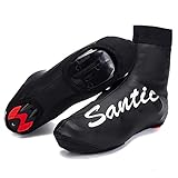 Santic Überschuhe Fahrrad Winter Thermo MTB Fahrradüberschuhe mit Velvet innen für Herren und Damen Schuhgröße(EU 39-40)