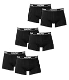 Head Boxershorts für Herren, Basic, 2 Stück, Head Boxer Short, schwarz