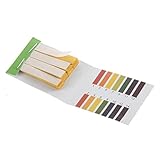 Haobase 80 Streifen Full pH 1-14 Testindikator Lackmus-Papier Wasser Boden Test-Kit