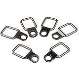 H HILABEE 6er Pack D Ring Zurrgurte, D Ringe Zurrring Für Ladungen Anhänger LKW Wohnmobile ATV Boot