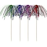 PAPSTAR 16680 Firework Decorative Party Pickers Set of 100 24 cm Assorted Colours