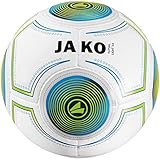 JAKO Herren Ball Futsal Light 3.0, weiß blau/neongrün-290g, 4