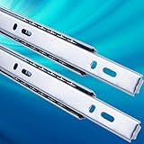 Schubladenschienen 2 STÜCK Teilauszug Rollenauszug Kugelführung H: 27 / L: 400 mm