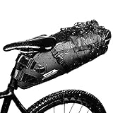 WATERFLY 10L wasserdichte Satteltasche Fahrradtasche Fahrradsitz Tasche Sportsatteltasche Aufbewahrungstasche für Rennrad Mountainbike
