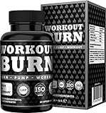 Workout Burn, exklusive Formel L-Arginin und L-Citrullin speziell während Workout, 60 vegane Kapseln