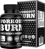 Workout Burn, exklusive Formel L-Arginin und L-Citrullin speziell während Workout, 60 vegane Kapseln