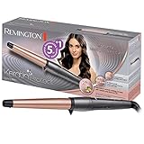 Remington Lockenstab Keratin Protect CI83V6, kegelförmig, hochwertige Grip-Tech-Keramikbeschichtung, grau/rose gold