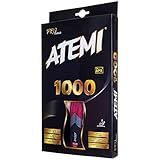 Atemi Pro Line 1000 Allround Tischtennisschläger Ping Pong Top Qualität - ITTF zugelassen - Ideal für Anfänger und Fortgeschrittene (Konkav)
