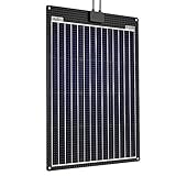 Offgridtec® ETFE-AL 60W 12V semiflexibles Solarmodul mit integrierter Aluminiumplatte