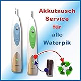 akkutauschen.de kompatibel mit Waterpik - Profi-Akkutausch für Zahnbürsten von Waterpik z.B. Sensonic SR-1000 Sensonic SR-3000E