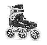 FILA Skates Houdini 125 Inlineskates Unisex Erwachsene, Unisex, 10620077, schwarz/weiß, 45