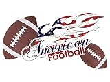 GRAZDesign American Football Wandtattoo Wandsticker Sticker Aufkleber für Wohnzimmer Spruch Crew USA (56x30cm)