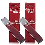 Ezee Puff Einweg E-Zigarette Tabak Geschmack E-Liquid Nikotinfrei Elektronische Zigarette 280mAh Akku E-Shisha 2 Stück