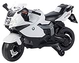 Playtastic Elektro Motorrad: Original BMW-Lizenziertes elektrisches Kindermotorrad BMW K1300 S (Kinderfahrzeuge)