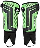erima Schienbeinschoner Ergono AS, Green/Schwarz, XXS, 721503