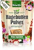 Bio Hagebuttenpulver 1kg Für die normale Immunsystemfunktion und Muskel- & Knochenfunktion. Reich an natürlichen Vit. C, E, A & Ca, Mg, 100% Superfood, BotaniKils - Laborgeprüft, vegan, glutenfrei