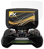 atFoliX Panzerfolie kompatibel mit Nvidia Shield Portable Schutzfolie, entspiegelnde und stoßdämpfende FX Folie (3X)