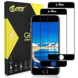 CRXOOX Panzerglas Schutzfolie für iPhone 7 Plus Panzerglasfolie Full Screen, 9H Härte Ultra-dünn Folie Glas, Anti-Kratzer/Bläschen/Fingerabdruck HD Displayschutzfolie Displayfolie für iPhone 7 Plus