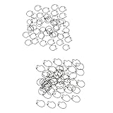 CUTICATE 100 Stücke Karpfenangeln Maden Clips Angelgerät Clips Köder Ring Angelgerät
