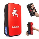 Overmont PU Leder Schlagpolster Schlagkissen Kickschild Boxpads Boxsack für Kickboxen Thaiboxen Karate UFC MMA 40cm*20cm*10cm