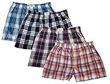 Fabio Farini 4 er Boxershorts Webboxer Herren Boxer Shorts Unterhose Unterwäsche Baumwolle - Set 13 XL