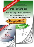 Technischer Betriebswirt Projektarbeit + Präsentation Fuhrpark Elektrofahrzeug +