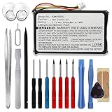 subtel® Akku 361-00056-00 361-00056-50 361-00045-00 kompatibel mit Garmin Drive 51, 50 / DriveSmart 51, 5 / Nüvi 55, 52, 40, 30 | Mitac Mio Spirit 8500 Ersatzakku 1100mAh + Werkzeug-Set Batterie