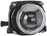 HELLA 1LL 009 998-011 DE/FF/Halogen-Hauptscheinwerfer - 90mm Performance - 12V - rund - Einbau - gehärtete Streuscheibe - links/rechts