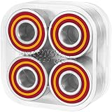 Bronson Speed Co Skateboard-Kugellager Zion Wright Pro G3, Schwarz / Orange