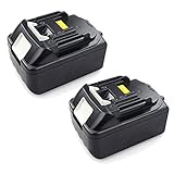 ADpower Akku für Makita BL1830 194204-5 LXT400 18V 3,0Ah Li-Ion Werkzeugakku 2 Stück