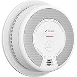 X-Sense Rauchmelder Feuermelder mit 10 Jahren Batterielaufzeit, Rauchwarnmelder mit photoelektrischern Sensor und Stummschalt-Taste, entspricht EN 14604 Standard, SD06, 1 Stück