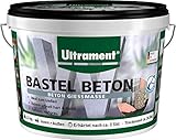 Ultrament Bastel-Beton, hochwertiger Gießbeton perfekt für kreative Deko Gestaltungen, 3,5 kg (nur zum Gießen)