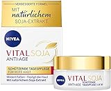 NIVEA VITAL Soja Schützende Tagespflege LSF 30 (50 ml), straffende Formel mit natürlichem Soja-Extrakt, Feuchtigkeitspflege mit hohem Schutz für gemilderte Falten
