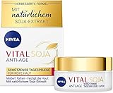 NIVEA VITAL Soja Schützende Tagespflege LSF 30 (50 ml), straffende Formel mit natürlichem Soja-Extrakt, Feuchtigkeitspflege mit hohem Schutz für gemilderte Falten