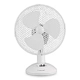 TROTEC Tischventilator TVE 9 autom. 90°-Oszillation (Ø 23cm / 30 W) Luftkühler 2 Geschwindigkeitsstufen