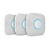 Nest, Rauchmelder und Kohlenmonoxid-Alarm, Nest Protect, 2. Generation, Batterie, S3000BWES, weiß, S3006WBUS