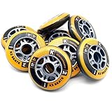 K2 Performance Formula Skate Allround Fitness Rollen 8 Stück 84mm/82A (2 x 3053004.1.1)