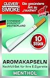 TV Das Original Clever Smoke E-Zigarette, Aromakapseln 1er-Set-Menthol,  10 Stück
