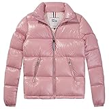 Tommy Jeans Damen BASIC Jacket Langarm Daunenjacke Jacke Rosa (Blush 682) Large