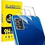ivencase Kamera Panzerglas für Samsung Galaxy A41, [3 Stück] Anti-Kratzer, Anti-Öl, Anti-Bläschen, Anti-Staub, Keine Störung für Blitzfunktion Schutzfolie Schwarz