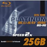 Platinum 25 GB BD-R Blu-ray-Rohling (2x Speed) in 1er Jewel Case