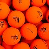 Links Choice Unisex 12 Dual Titan Vibe Optik matt Finish Golf Bälle, orange