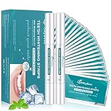 White Stripes MayBeau 56 Bleaching Stripes mit 2 Zahnaufhellung Stift,Professionelles Zahnaufheller Streifen Teeth Whitening Kit für Zahnbleaching Weiße Zähne Zahnweiß