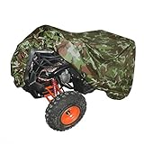 NEVERLAND XL Quad ATV Abdeckplane Fahrzeug Abdeckung Schutz Cover 210 * 120 * 115cm Winterfest Staub Regen UV-Schutz Camouflage