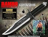 RAMBO 2 - First Blood Part II Messer - Master Cutlery - lim. Signature Edition (Sylvester Stallone) in 'golden Box' *Original+NEU+OVP*