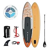 AM AQUA MARINA Stand Up Paddle Board aufblasbar im Set Magma 2021 iSUP 11’2” Stand-Up Paddling SUP-Board 340 x 84 x 15 cm