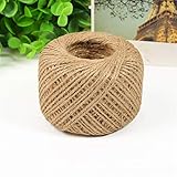 Mehrzweckleitung 50M Sacklein Seil Natürliche Jute Beine Sackleinen String Hanf Seil Für Hochzeit Geschenk Geschenk Kords Thread DIY Scrapbooking Craft Decor Mehrzweck Home Outdoor Zubehör Kabel