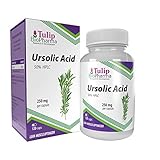 Ursolsäure 120 Kapseln 250mg Höchste Konzentration, Körperfett verlieren, Muskelmasse erhöhen