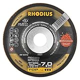 RHODIUS INOX Schruppscheiben RS580 SPEED Made in Germany Ø 125 mm für Winkelschleifer 25 Stück