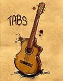 Tabs: 🎸 100 tablatures to be completed | Gift for composers and guitarists.
